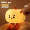 Cute Pumpkin Halloween Night Light Rechargeable LED Lamp With Press Switch 2