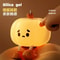 Cute Pumpkin Halloween Night Light Rechargeable LED Lamp With Press Switch 2