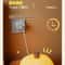 Cute Pumpkin Halloween Night Light Rechargeable LED Lamp With Press Switch 12