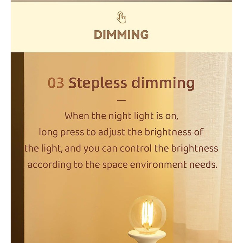 Retro LED Candle Night Light Dimmable Rechargeable Decorative Lamp 15