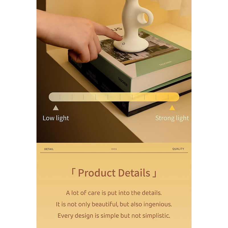 Retro LED Candle Night Light Dimmable Rechargeable Decorative Lamp 16