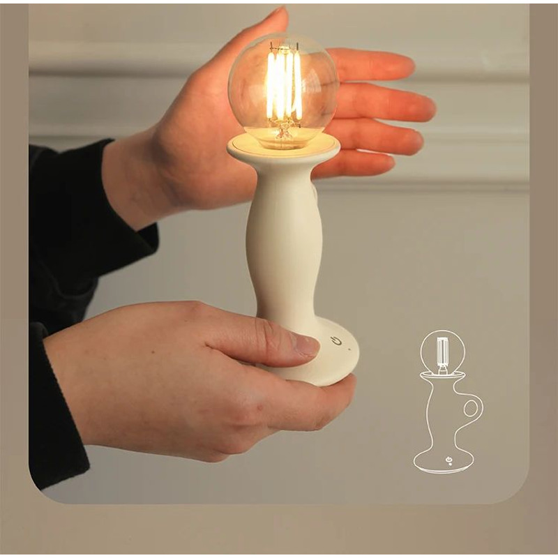 Retro LED Candle Night Light Dimmable Rechargeable Decorative Lamp 22