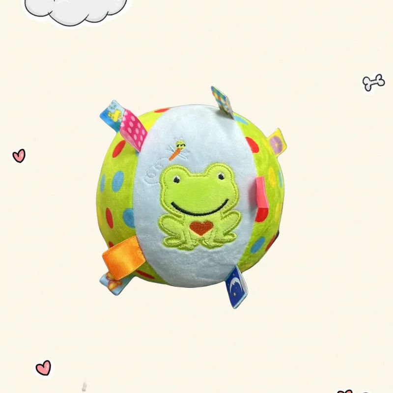 Plush Vocal Toy Ball For Dogs Fun Interactive Chew Cleaning Toy With Bell 9