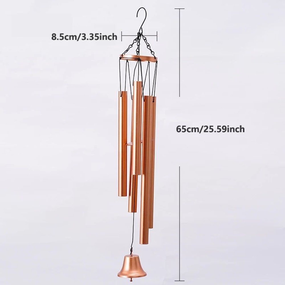 25Inch Outdoor Wind Chimes Farmhouse Garden Decorative Chimes 5