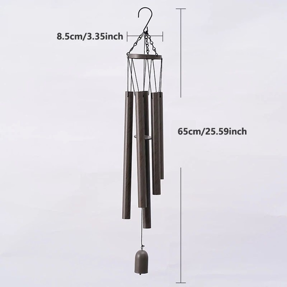 25Inch Outdoor Wind Chimes Farmhouse Garden Decorative Chimes 7