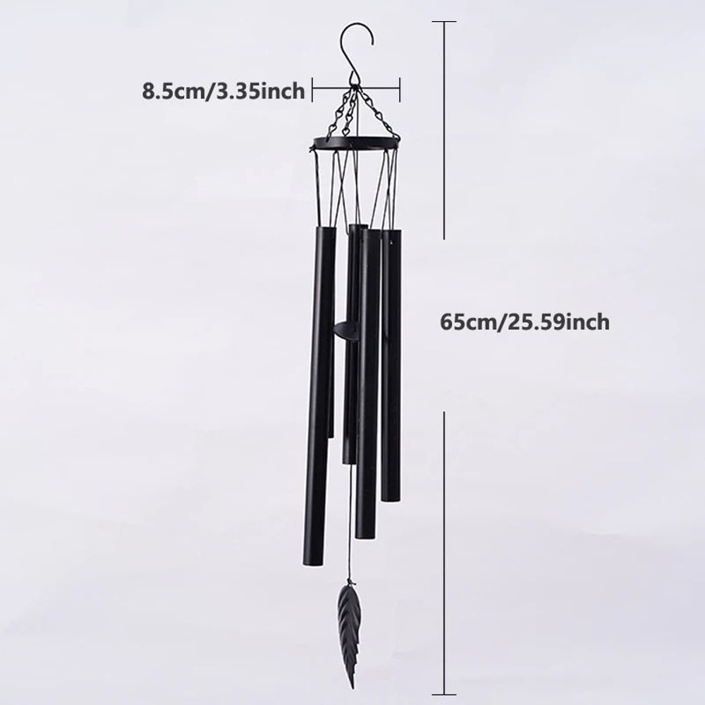 25Inch Outdoor Wind Chimes Farmhouse Garden Decorative Chimes 8