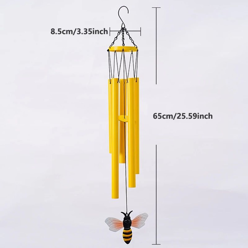 25Inch Outdoor Wind Chimes Farmhouse Garden Decorative Chimes 9