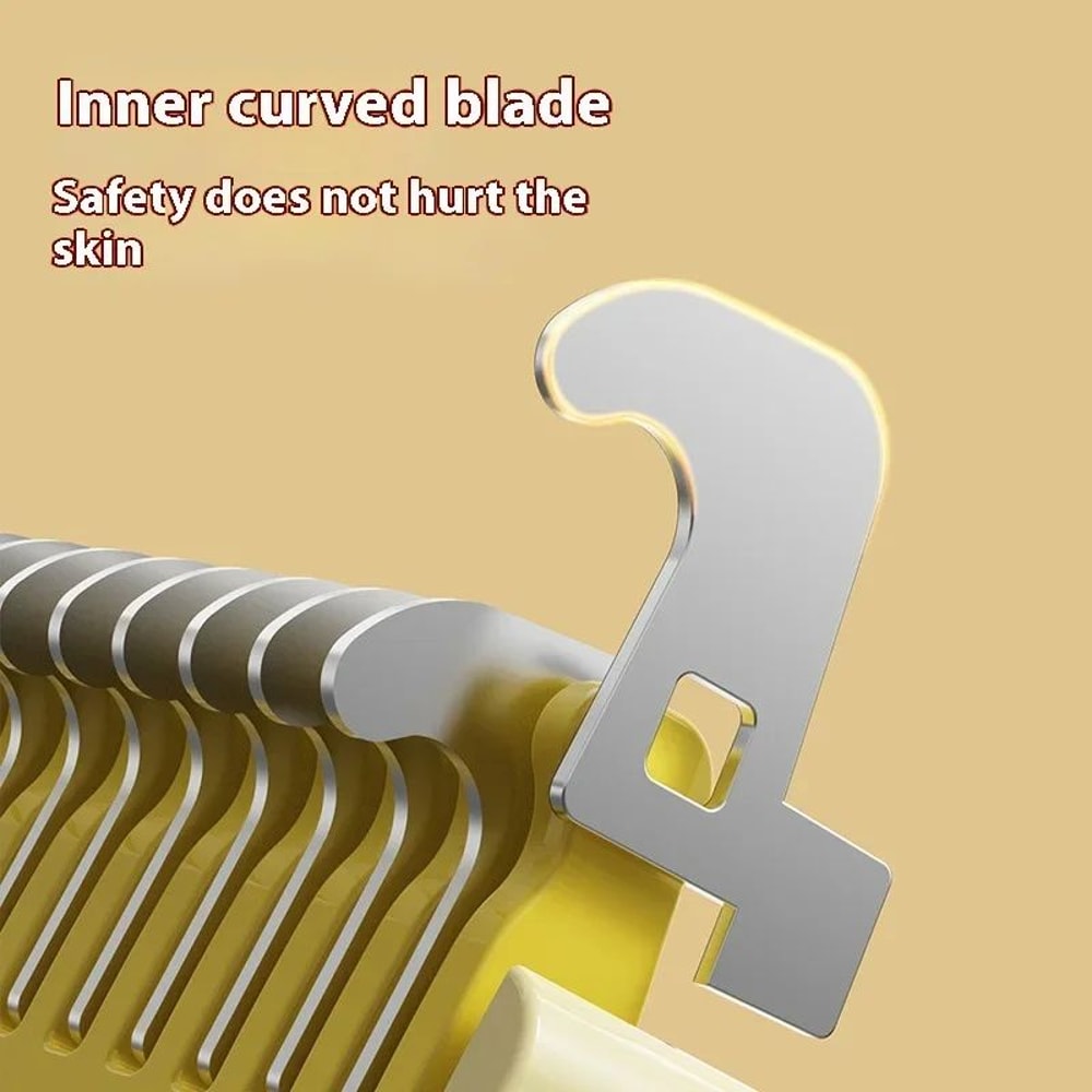 3in1 Pet Deshedding Brush Hair Remover Knot Cutter Grooming Comb 2