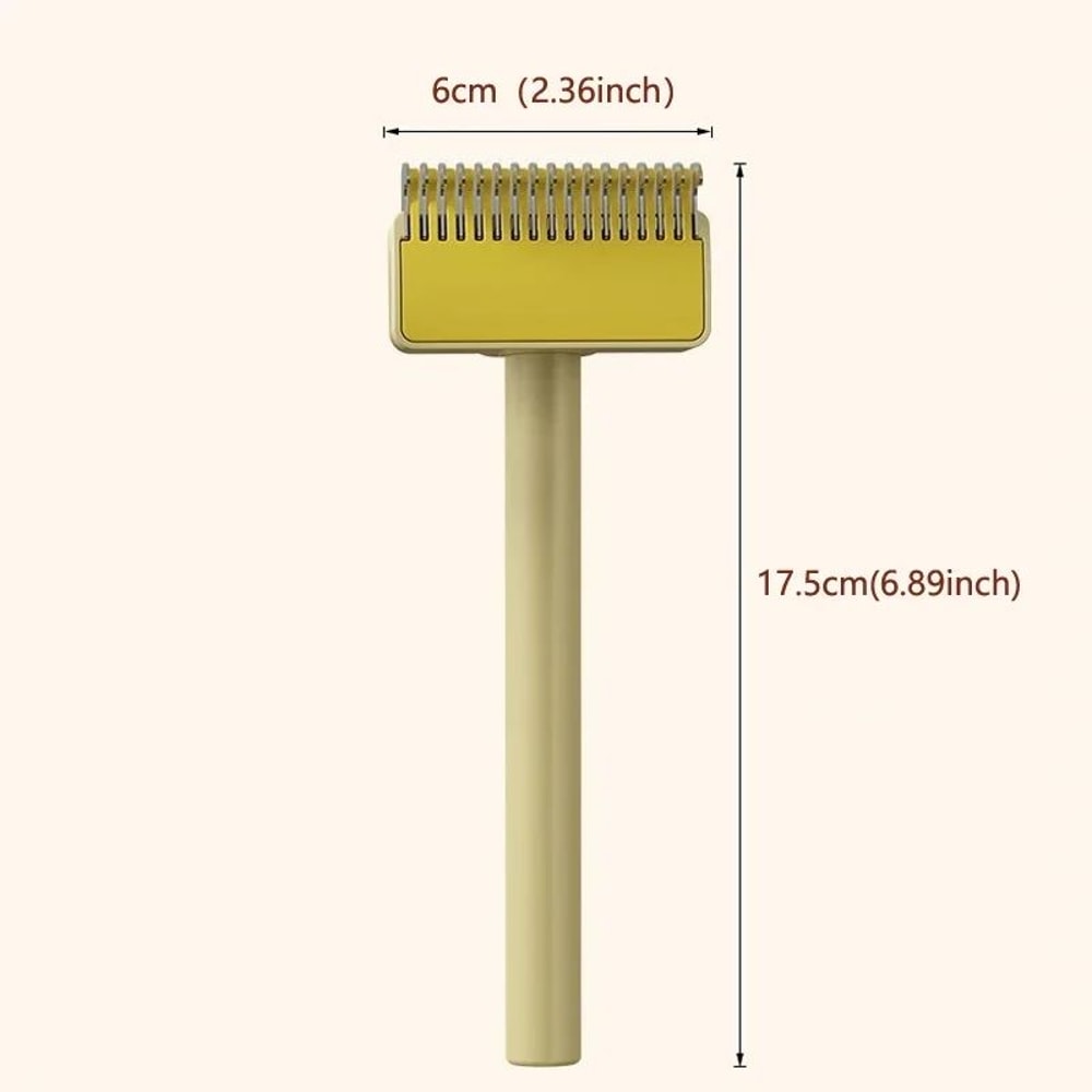 3in1 Pet Deshedding Brush Hair Remover Knot Cutter Grooming Comb 5