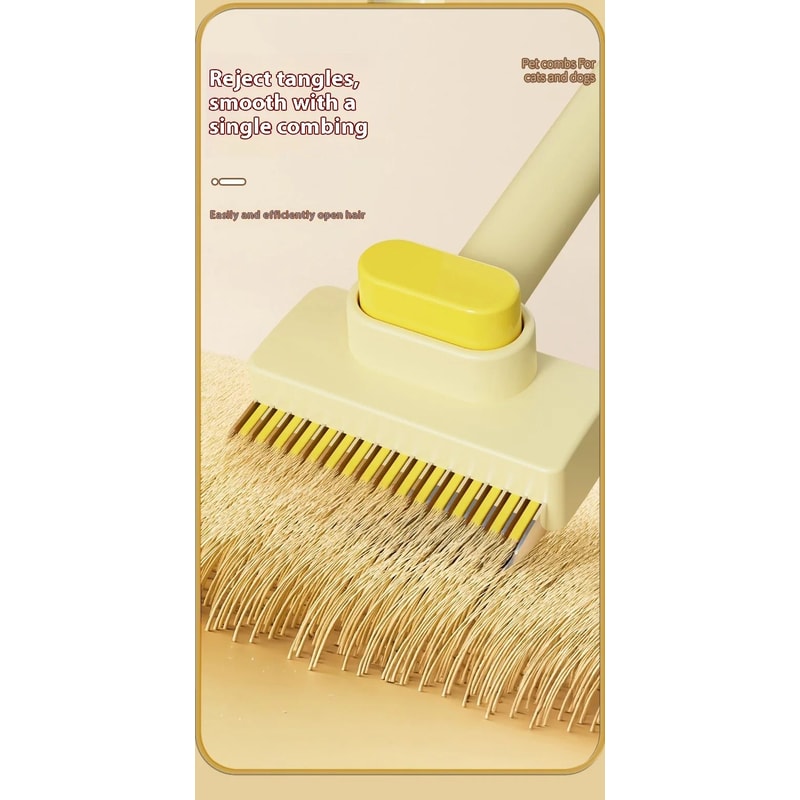 3in1 Pet Deshedding Brush Hair Remover Knot Cutter Grooming Comb 13