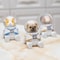 Astronaut Crystal Ball Figurine Cute Cartoon Spaceman Desk Shelf Decor 0