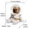 Astronaut Crystal Ball Figurine Cute Cartoon Spaceman Desk Shelf Decor 6