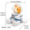 Astronaut Crystal Ball Figurine Cute Cartoon Spaceman Desk Shelf Decor 7