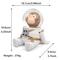 Astronaut Crystal Ball Figurine Cute Cartoon Spaceman Desk Shelf Decor 10
