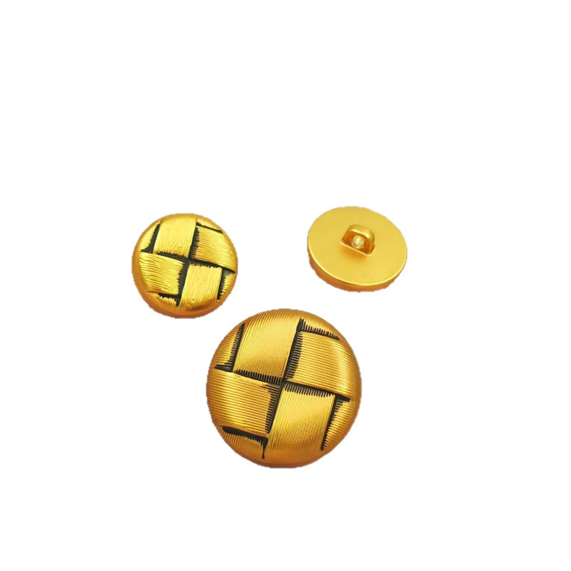 Retro Round Metal Gold Buttons Premium Sewing Accessories For Cheongsam Suits Blouses 5
