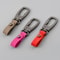 Matte Leather Metal Keychain Minimalist AntiDetachable Key Ring For Men Women 1
