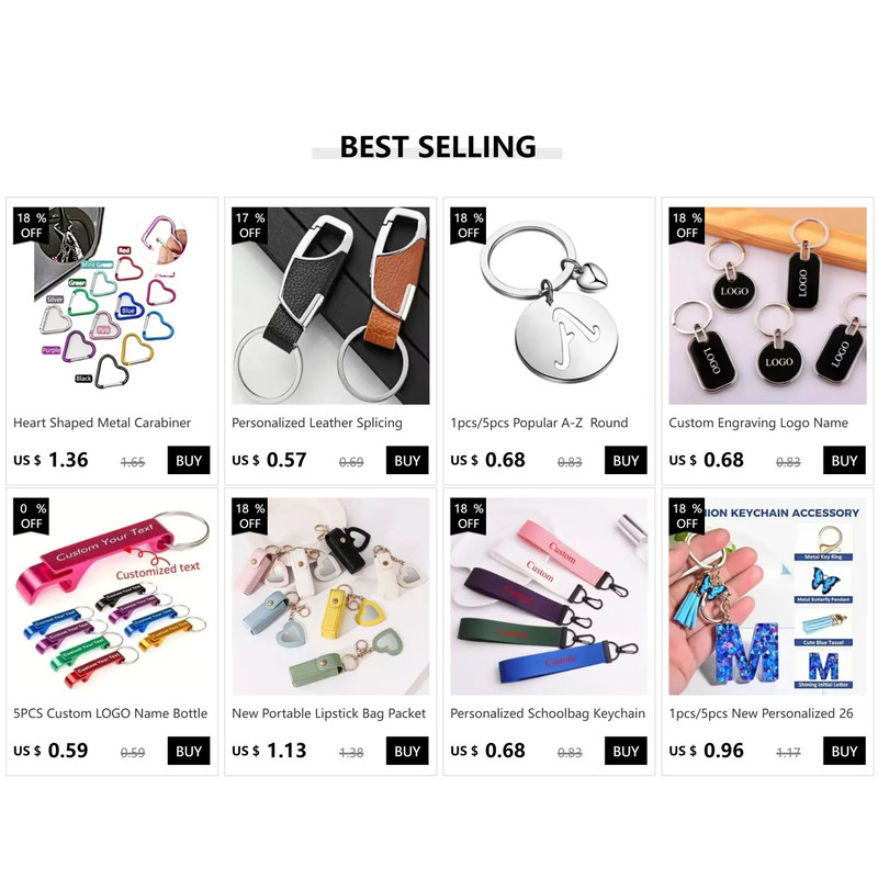 Matte Leather Metal Keychain Minimalist AntiDetachable Key Ring For Men Women 4