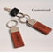 Custom Laser Engraved Wood Keychain Personalized Name Key Ring Gift 2