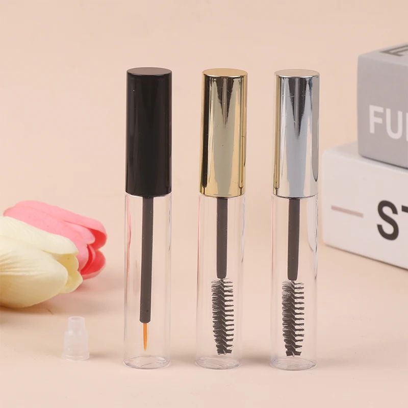 10ml Refillable Mascara Tube Empty Eyelash Bottle For DIY Makeup 4