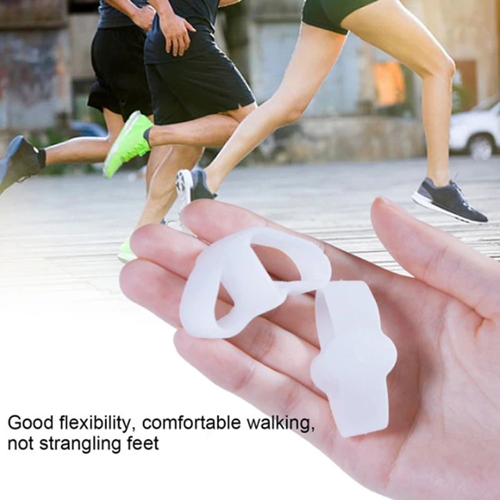 Silicone Big Toe Separator 2 Pack Gel Toe Corrector And Protector 3