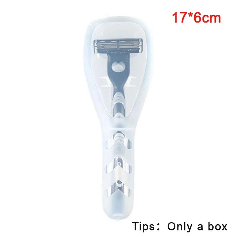 Portable Razor Holder Box Travel Shaver Storage Case For Men 15