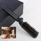 Soft Boar Bristle Beard Brush For Men Foldable Mustache And Hair Styling Comb 2
