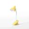 Portable Adjustable Clip Reading Light Battery Powered Mini Table Lamp Yellow 8