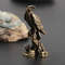 Handmade Vintage Copper Eagle Figurine Sculpture Home Office Desk Decoration 2