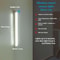 30CM Rechargeable Motion Sensor LED Bar Light Magnetic Cordless Cabinet Lamp 11