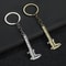Mini Vernier Caliper Keychain Trendy Decorative Charm For Keys Bags And Backpacks 0