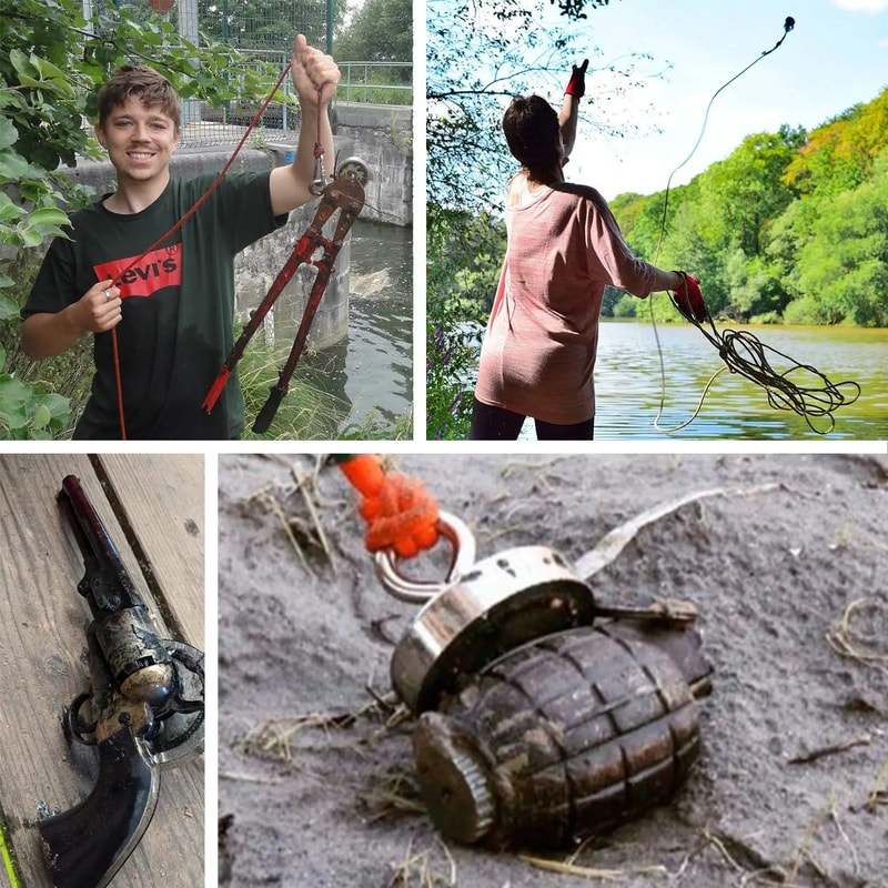 Super Strong Neodymium Fishing Magnet Heavy Duty Salvage Magnet With Eyebolt 15