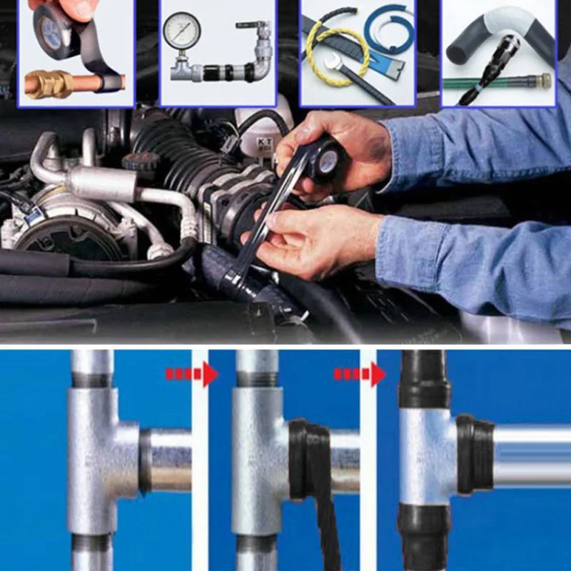 Super Strong Waterproof Silicone Repair Tape Leak Seal Insulating Duct Tape 2