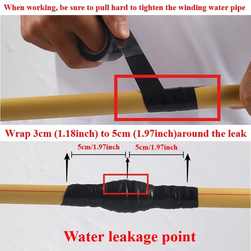 Super Strong Waterproof Silicone Repair Tape Leak Seal Insulating Duct Tape 7