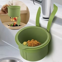 press-type drain basket multi-functional food strainer and sink organizer for kitchen & bathroom