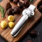 Stainless Steel Chestnut Opener CrossSerrated Nut Cracker Clip Cutter 3