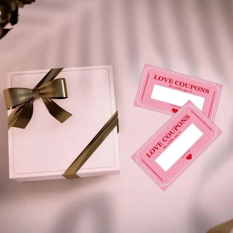 30 Pack Pink Lucky Scratch Cards For Party Games Surprise Gifts And Fun Interactions 1