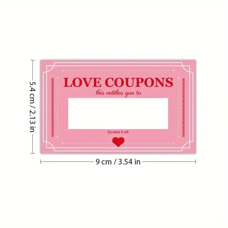 30 Pack Pink Lucky Scratch Cards For Party Games Surprise Gifts And Fun Interactions 5