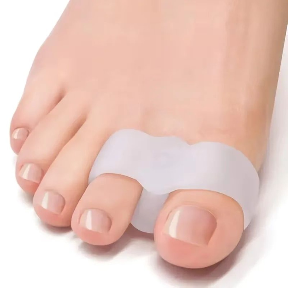 6 Pack Silicone Toe Separators Soft Durable Washable Reusable Toe Spacers For Comfort 0