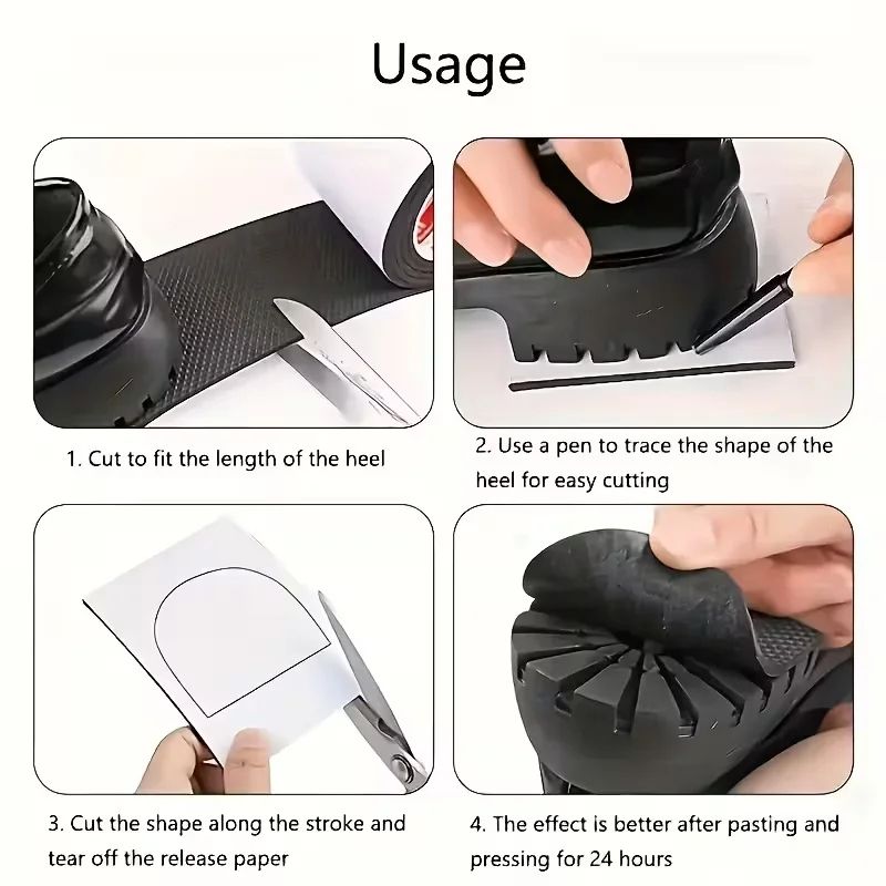 39 Extra Durable SelfAdhesive Sole Pads AntiSlip Repair Tape For Heels Sneakers And Sandals 8