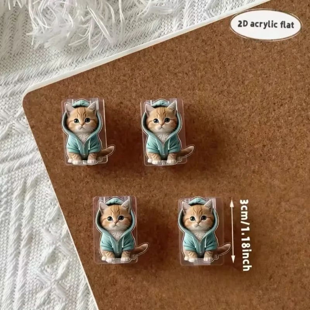 Cartoon Cat Cable Protectors For TypeC Charging Cables AntiBreak Cute Cable Saver 2 Pack 1