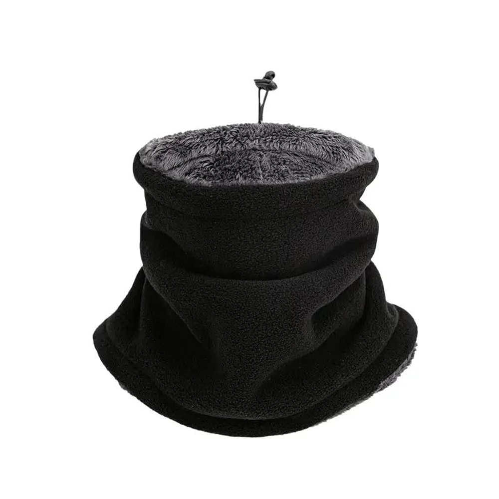 Mens Thermal Neck Gaiter Windproof Breathable Knit With Fleece Lining For Winter Cycling Outdoors 0