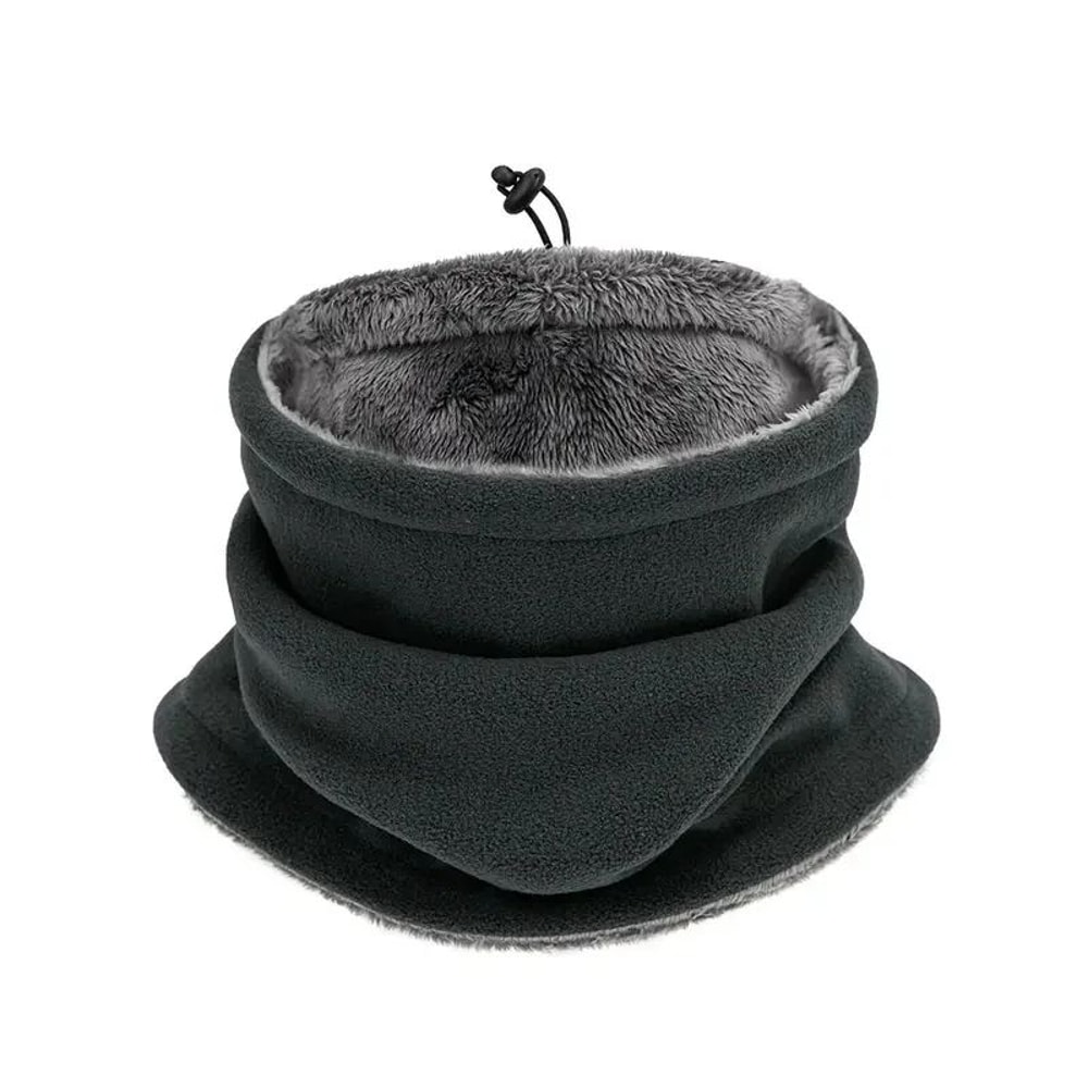 Mens Thermal Neck Gaiter Windproof Breathable Knit With Fleece Lining For Winter Cycling Outdoors 5