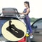 Foldable Metal Car Door Step Universal Vehicle Mount For Easy Roof Access 3