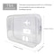 TSAApproved Quart Size Clear Toiletry Bag LeakProof Transparent Travel Makeup Bag 2