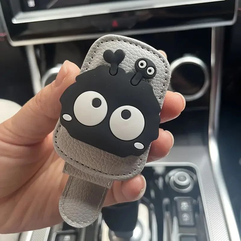 Cute Elf Car Visor Eyewear Holder Clip For Sunglasses And Glasses Fun Car Organizer 8