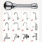 360 Swivel Faucet Extender With 2 Spray Modes SplashProof Flexible Sink Attachment 7