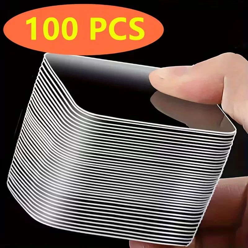 Heavy Duty DoubleSided Nano Adhesive Patches Transparent Waterproof Removable Pads 8