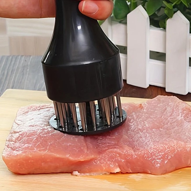 Stainless Steel Meat Tenderizer Needle Tool Steak Tenderizing Hammer For Breaking Tendons Softeni 1
