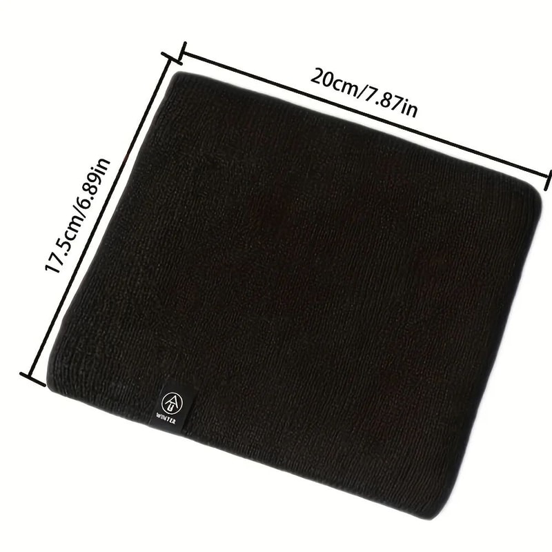 Winter Knit Scarf With Integrated Mask Thickened Polyester Neck Gaiter For Warmth And Outdoor Spor 1