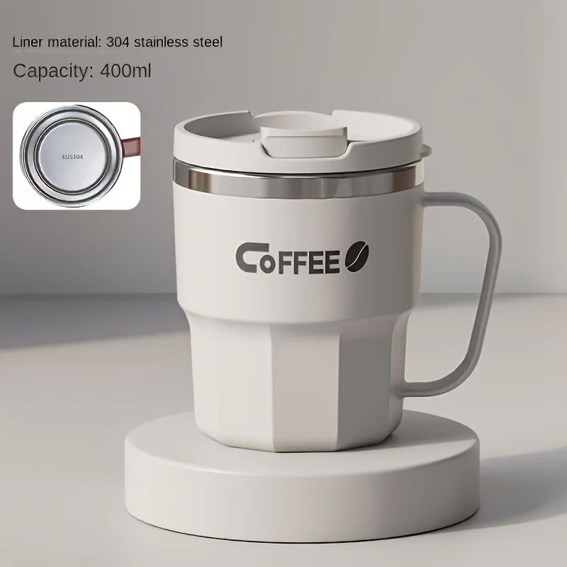 304 Stainless Steel Insulated Cup Durable AntiDrop Water Mug With Lid For Home Office And Dorm Use 12